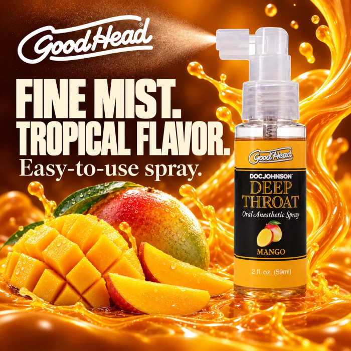 GoodHead - Deep Throat Spray - Mango - 2 fl. oz.