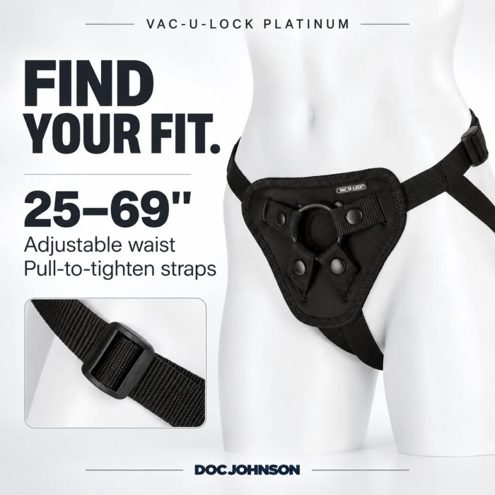 Vac-U-Lock Platinum - Luxe Harness - With Plug