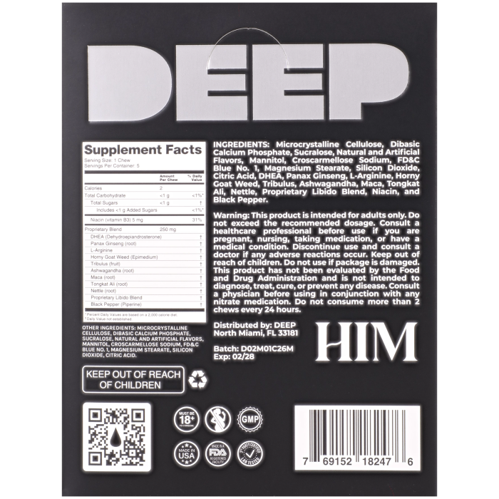 DEEP Him - 5 Chew Pack