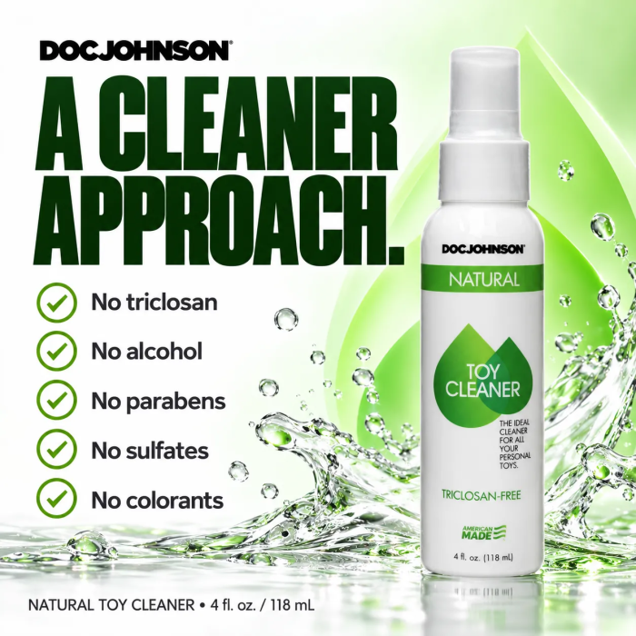 Doc Johnson Toy Cleaner - Natural - 4 fl. oz.