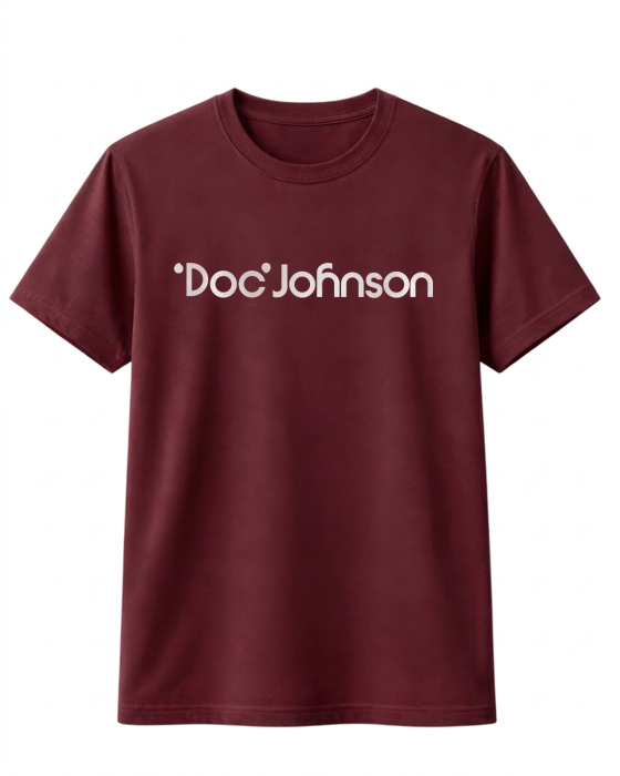 Doc Johnson Born in 1976 T-Shirt - Maroon