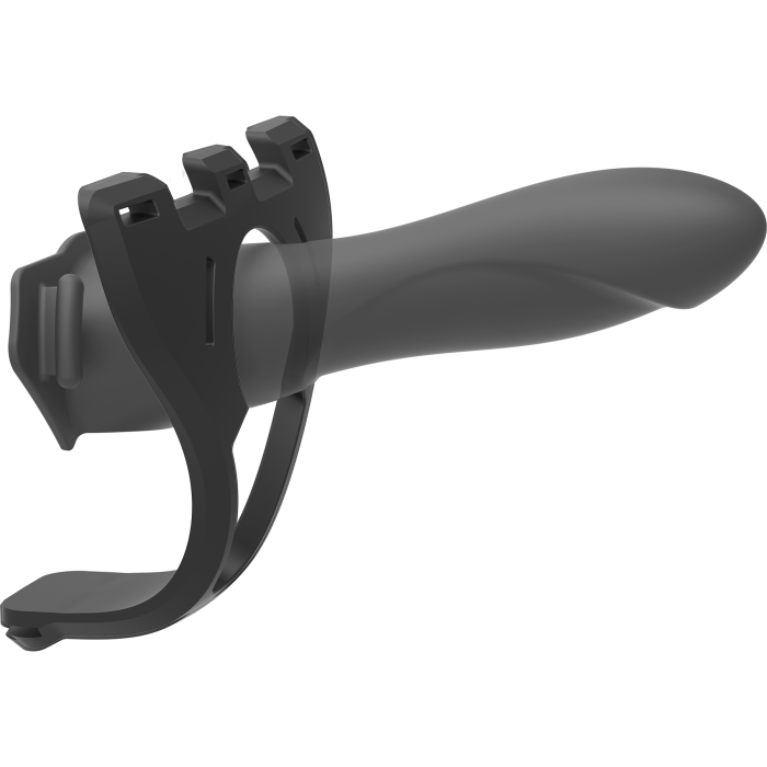 Body Extensions - BE Strong 2-Piece Set - Silicone Harness with 7.5" Slim Dong