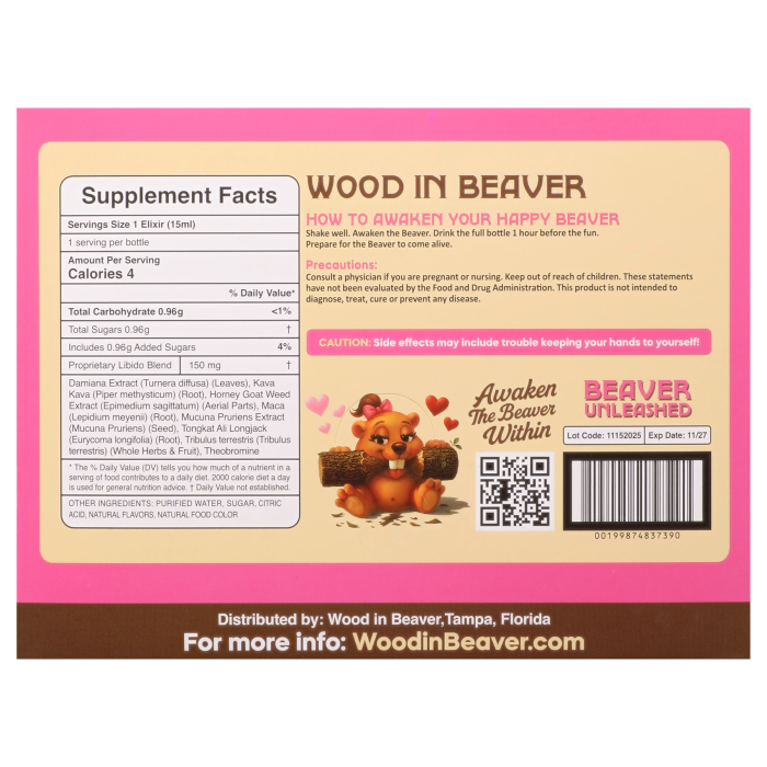 Wood In Beaver (Her) Beaver Boost Juice