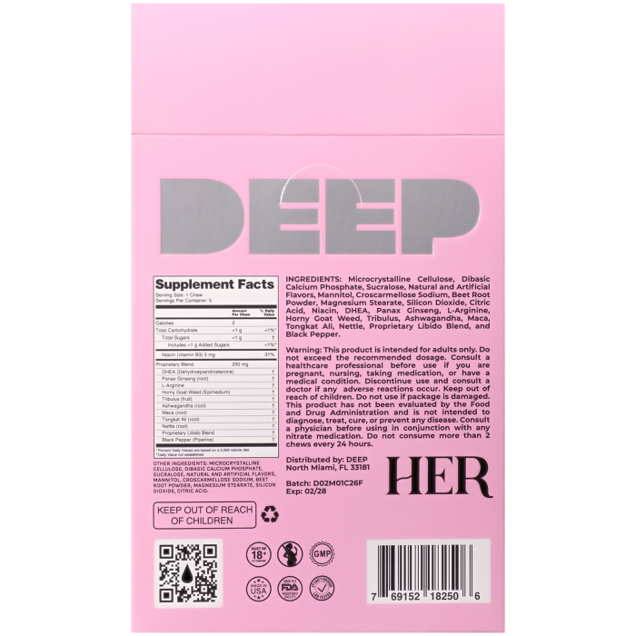 DEEP Her - 5 Chew Pack