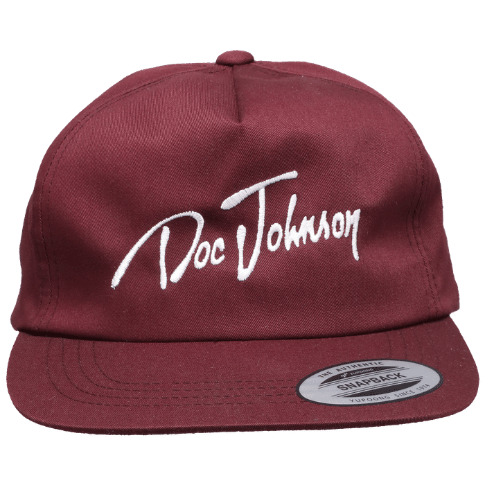 Doc Johnson Cursive Embroidered Hat, Maroon