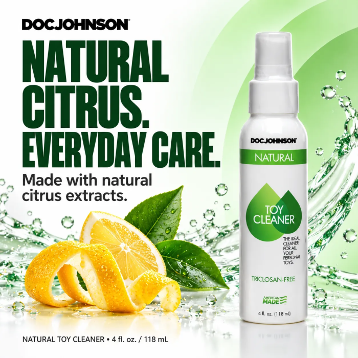Doc Johnson Toy Cleaner - Natural - 4 fl. oz.