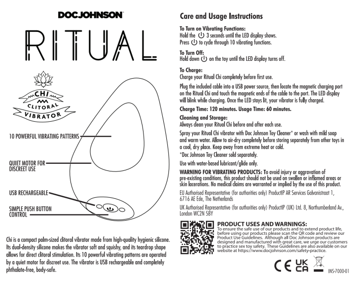 RITUAL - Chi - 10 Function Clitoral Vibrator
