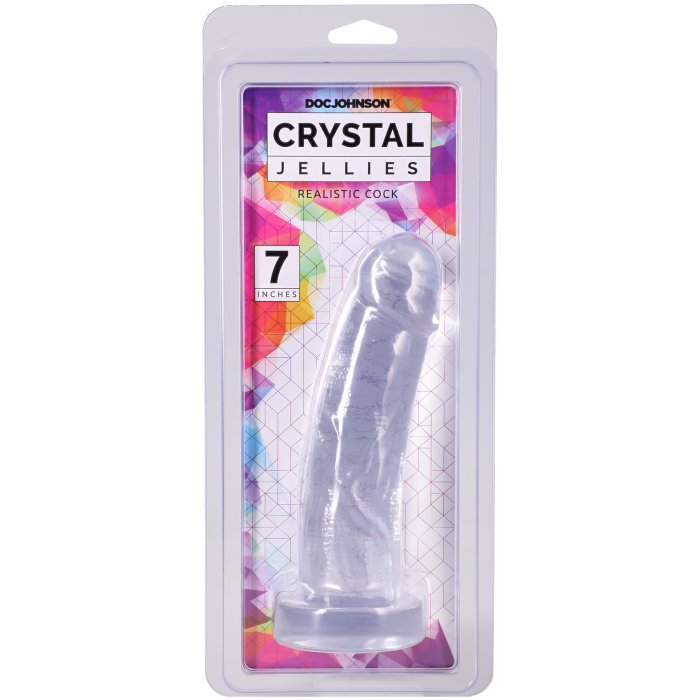Crystal Jellies -  Realistic Cock - 7 Inch