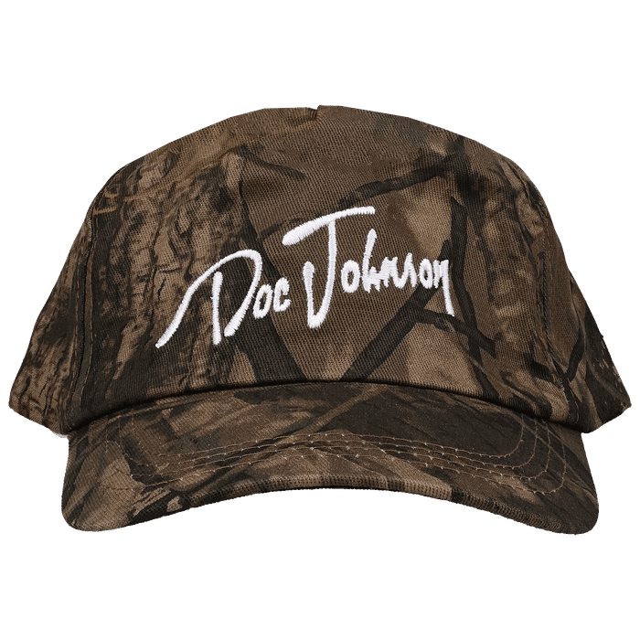 Doc Johnson Cursive Embroidered Hat, Camo