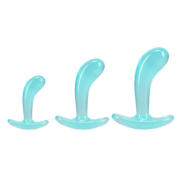 Crystal Jellies - Curved Anal Trainer Set