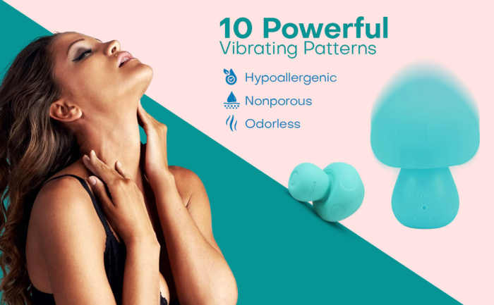 Mochi - Mushroom Vibe - 10 Function - Silicone - Rechargeable