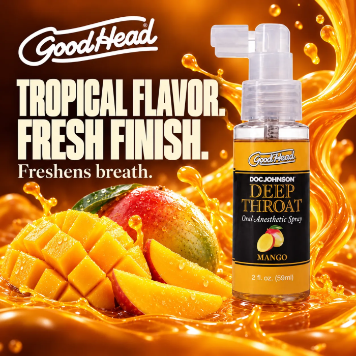 GoodHead - Deep Throat Spray - Mango - 2 fl. oz.