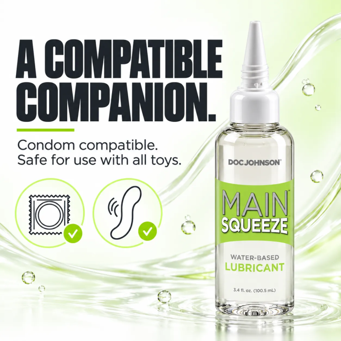 Main Squeeze - Water-Based Lubricant - 3.4 fl. oz.
