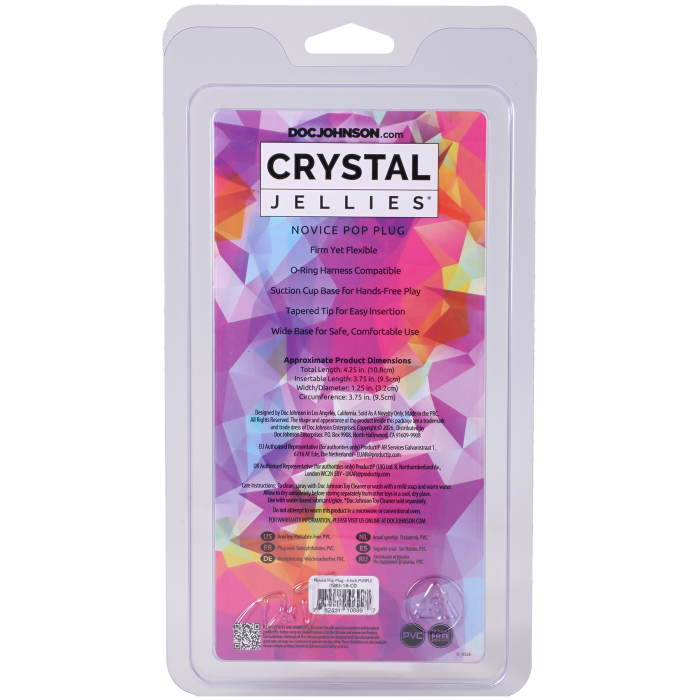 Crystal Jellies - Novice Pop Plug - 4 Inch