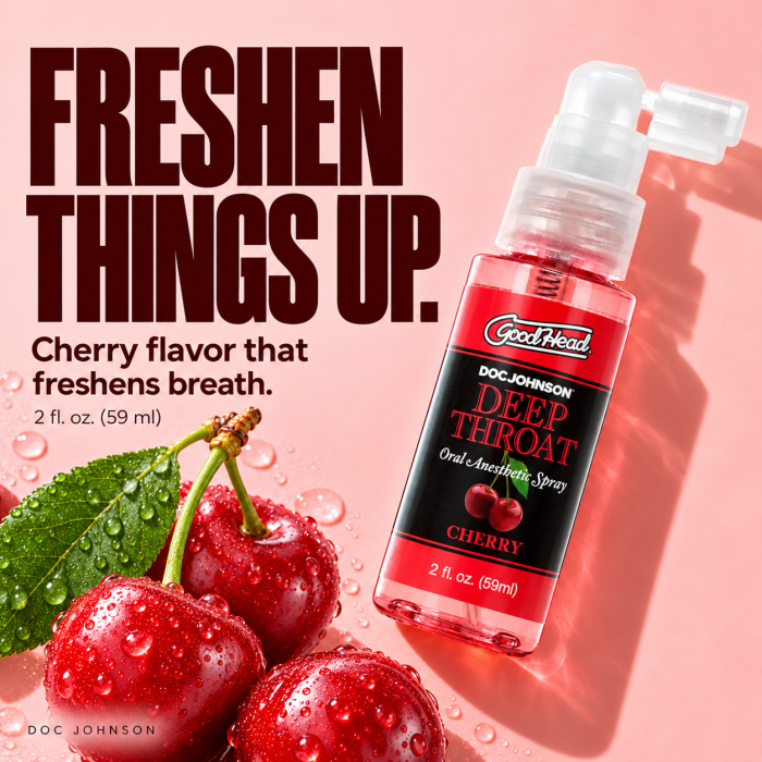 GoodHead - Deep Throat Spray - Cherry - 2 fl. oz.
