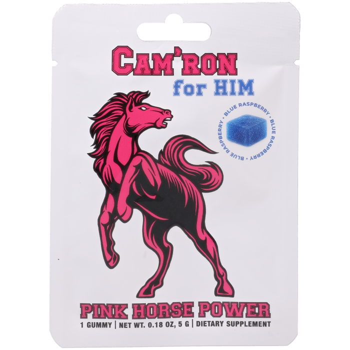 CAM'RON For Him - Pink Horse Power Enhancer - Blue Raspberry