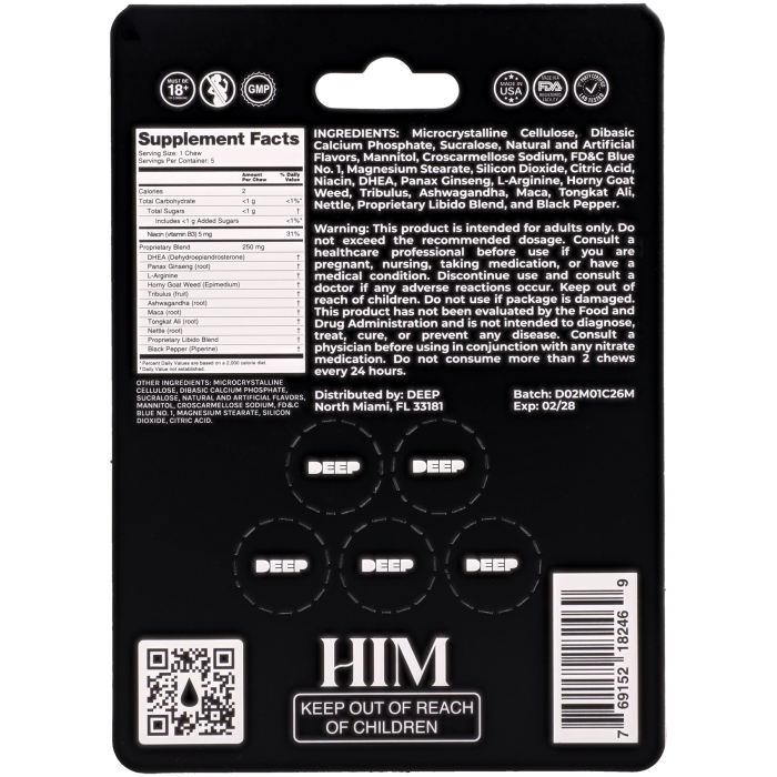 DEEP Him - 5 Chew Pack