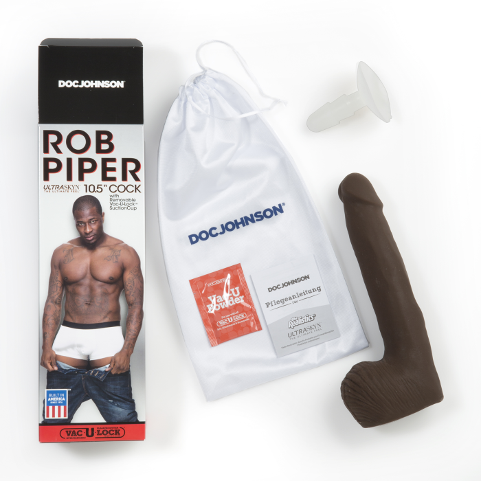 Signature Cocks - Rob Piper - 10.5 ULTRASKYN Inch Cock with Removable Vac-U-Lock Suction Cup