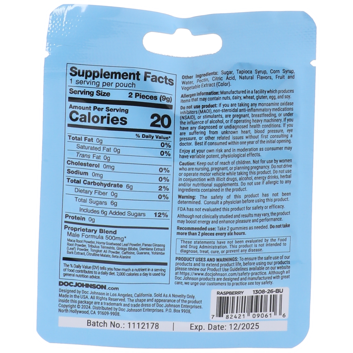 Spanish Fly - Male Enhancer - Rapberry