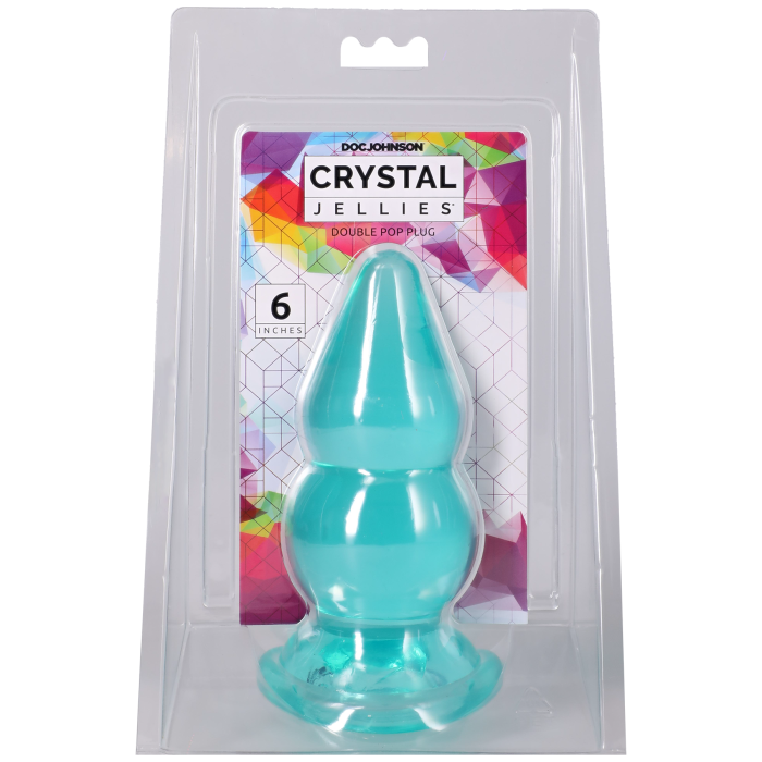 Crystal Jellies - Double Pop Plug - 6 Inch