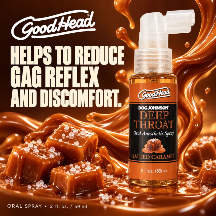 GoodHead - Deep Throat Spray - Salted Caramel - 2 fl. oz.