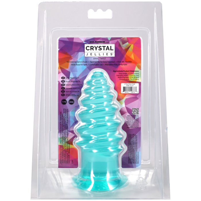 Crystal Jellies - Anal Twist - 6 Inch