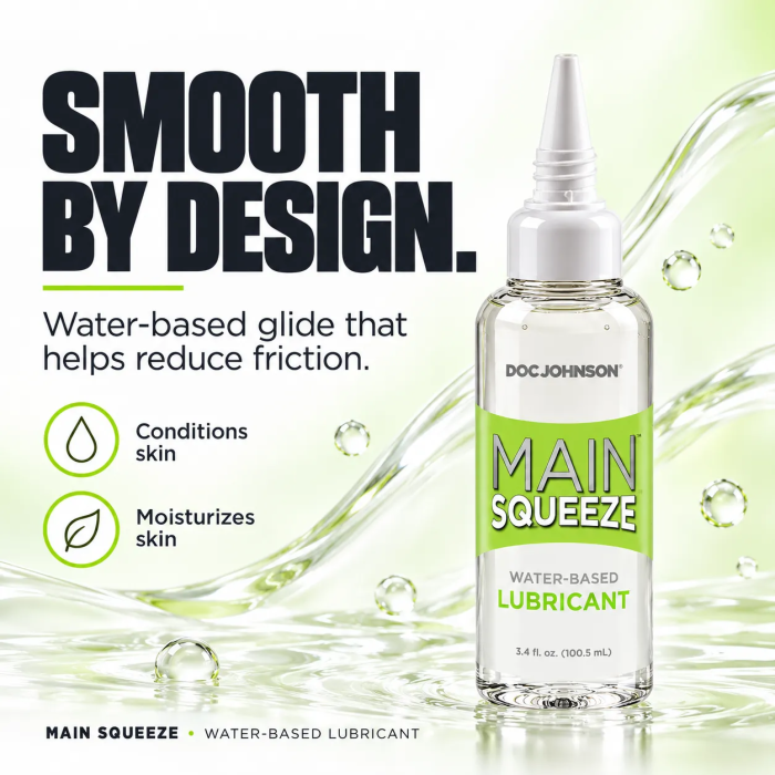 Main Squeeze - Water-Based Lubricant - 3.4 fl. oz.