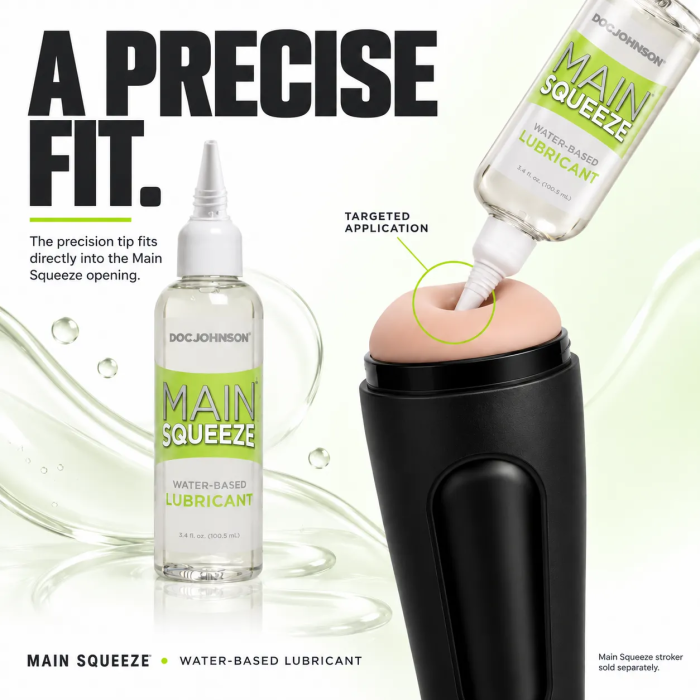 Main Squeeze - Water-Based Lubricant - 3.4 fl. oz.