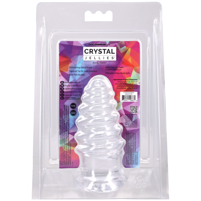 Crystal Jellies - Anal Twist - 5 Inch