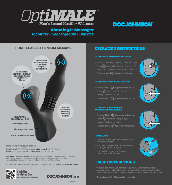 OptiMALE - Rimming P-Massager