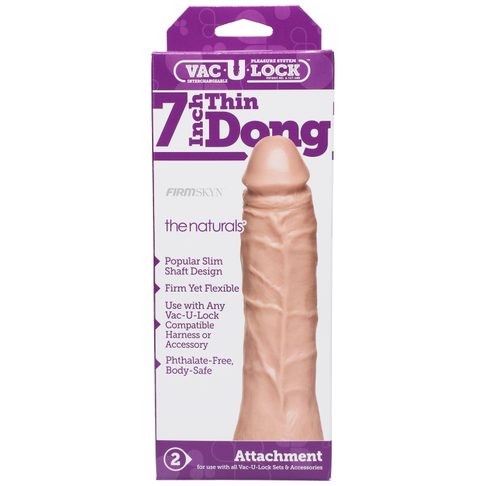 Vac-U-Lock - 7 Inch Thin Dong - The Naturals