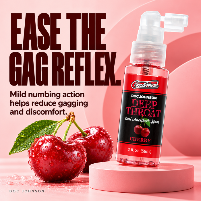 GoodHead - Deep Throat Spray - Cherry - 2 fl. oz.