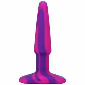 A-Play Groovy Silicone Anal Plug 4 inch - Berry