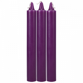 Japanese Drip Candles - 3 Pack Purple